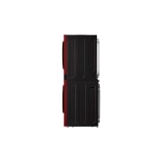 LG Torre de lavado LG WashTower™. Lavadora y secadora eléctrica, carga frontal inteligente, motor Inverter con inteligencia artificial AI DD™ y conectividad LG ThinQ (capacidad: 22 kg cada una; color: Rojo), WK22RS6E
