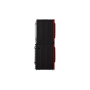 LG Torre de lavado LG WashTower™. Lavadora y secadora eléctrica, carga frontal inteligente, motor Inverter con inteligencia artificial AI DD™ y conectividad LG ThinQ (capacidad: 22 kg cada una; color: Rojo), WK22RS6E