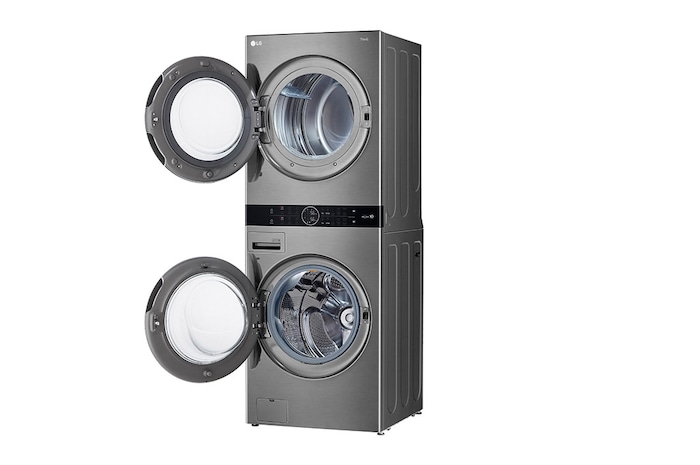 LG Torre de lavado WashTower™ con AI DD™ 22kg (con Secadora de gas), WK22VKS6
