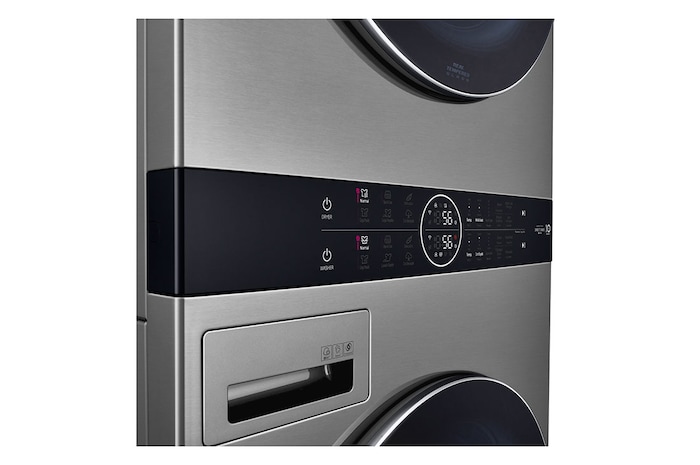 LG Torre de lavado WashTower™ con AI DD™ 22kg (con Secadora de gas), WK22VKS6