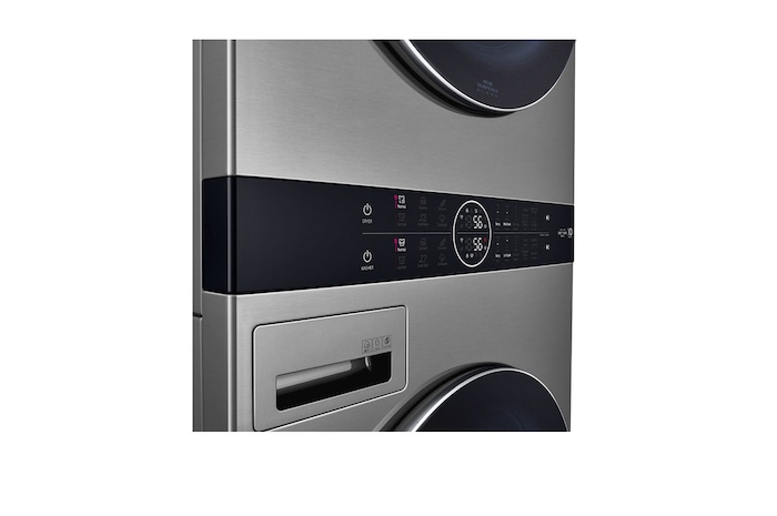 LG Torre de lavado WashTower™ con AI DD™ 22kg (con Lavadora eléctrica Voltaje 120V y Secadora Eléctrica Voltaje 220～ 240V), WK22VKS6E