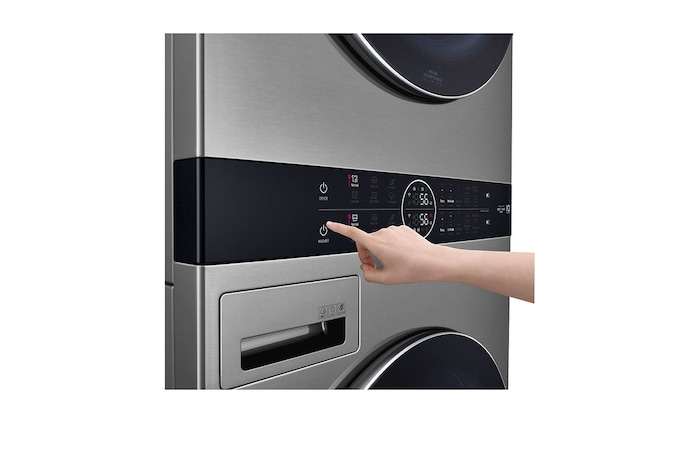 LG Torre de lavado WashTower™ con AI DD™ 22kg (con Lavadora eléctrica Voltaje 120V y Secadora Eléctrica Voltaje 220～ 240V), WK22VKS6E