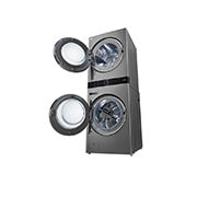 LG Torre de lavado WashTower™ con AI DD™ 22kg (con Lavadora eléctrica Voltaje 120V y Secadora Eléctrica Voltaje 220～ 240V), WK22VKS6E