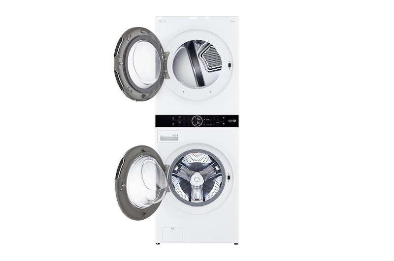 LG  Combo: Torre de lavado LG WashTower™ (con secadora de Gas) + Sistema de vapor LG Styler. La pureza y frescura del vapor con la eficiencia de la inteligencia artificial., WK22WS6-S3MFBN
