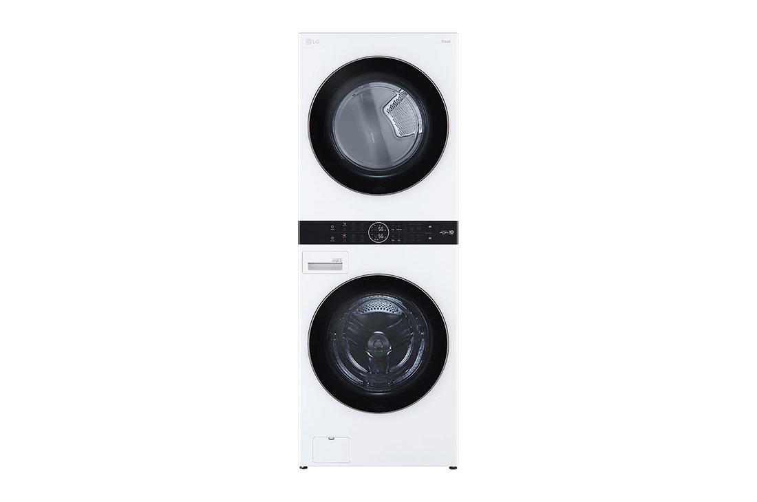 LG Torre de lavado WashTower™ (Lavadora y Secadora) LG Carga Frontal Inteligente Inverter AI DD (Con Inteligencia Artificial) y Conectividad LG ThinQ 22Kg / 22Kg - Blanco , WK22WS6P