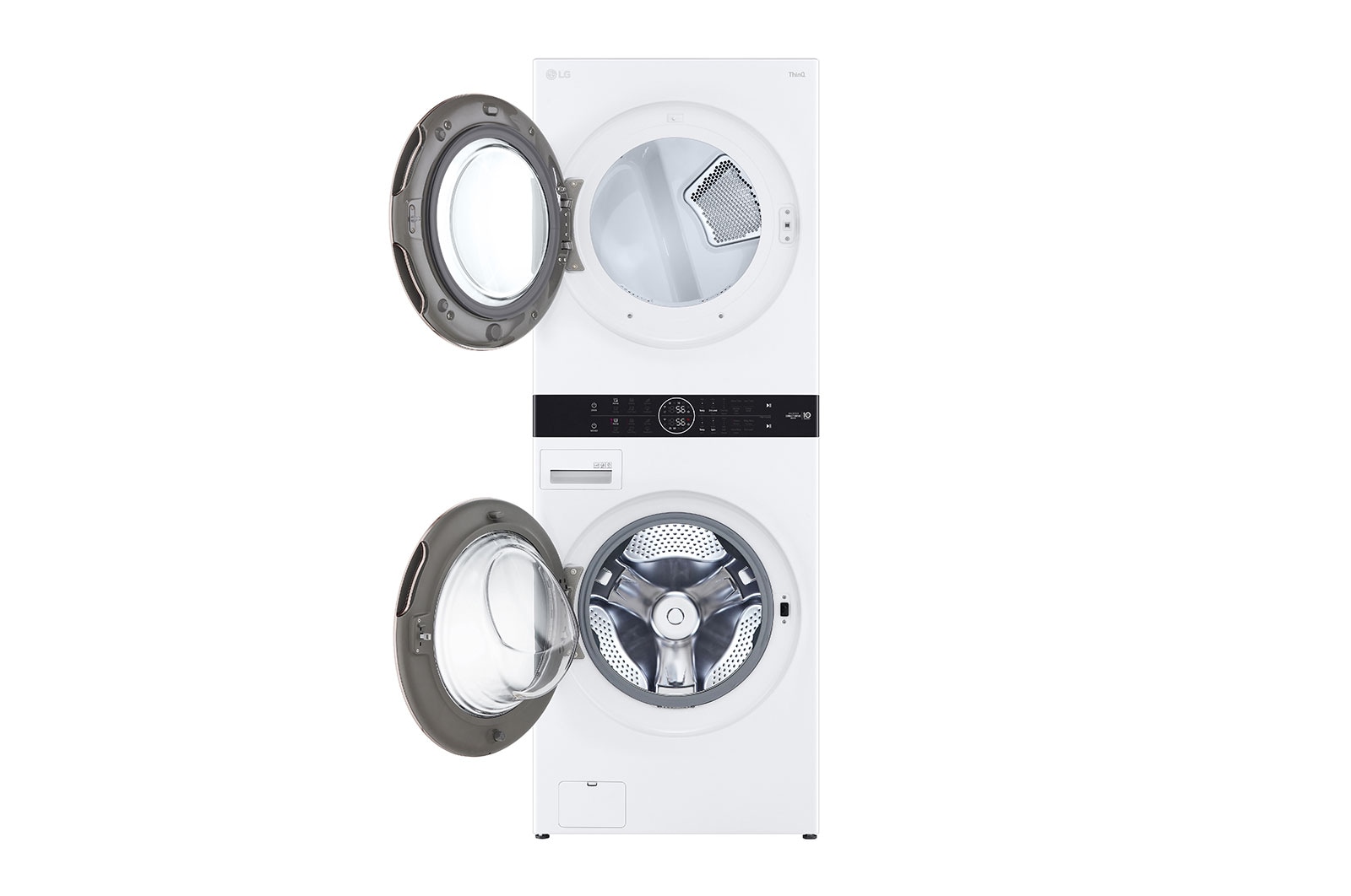 LG Torre de lavado WashTower™ (Lavadora y Secadora) LG Carga Frontal Inteligente Inverter AI DD (Con Inteligencia Artificial) y Conectividad LG ThinQ 22Kg / 22Kg - Blanco , WK22WS6P