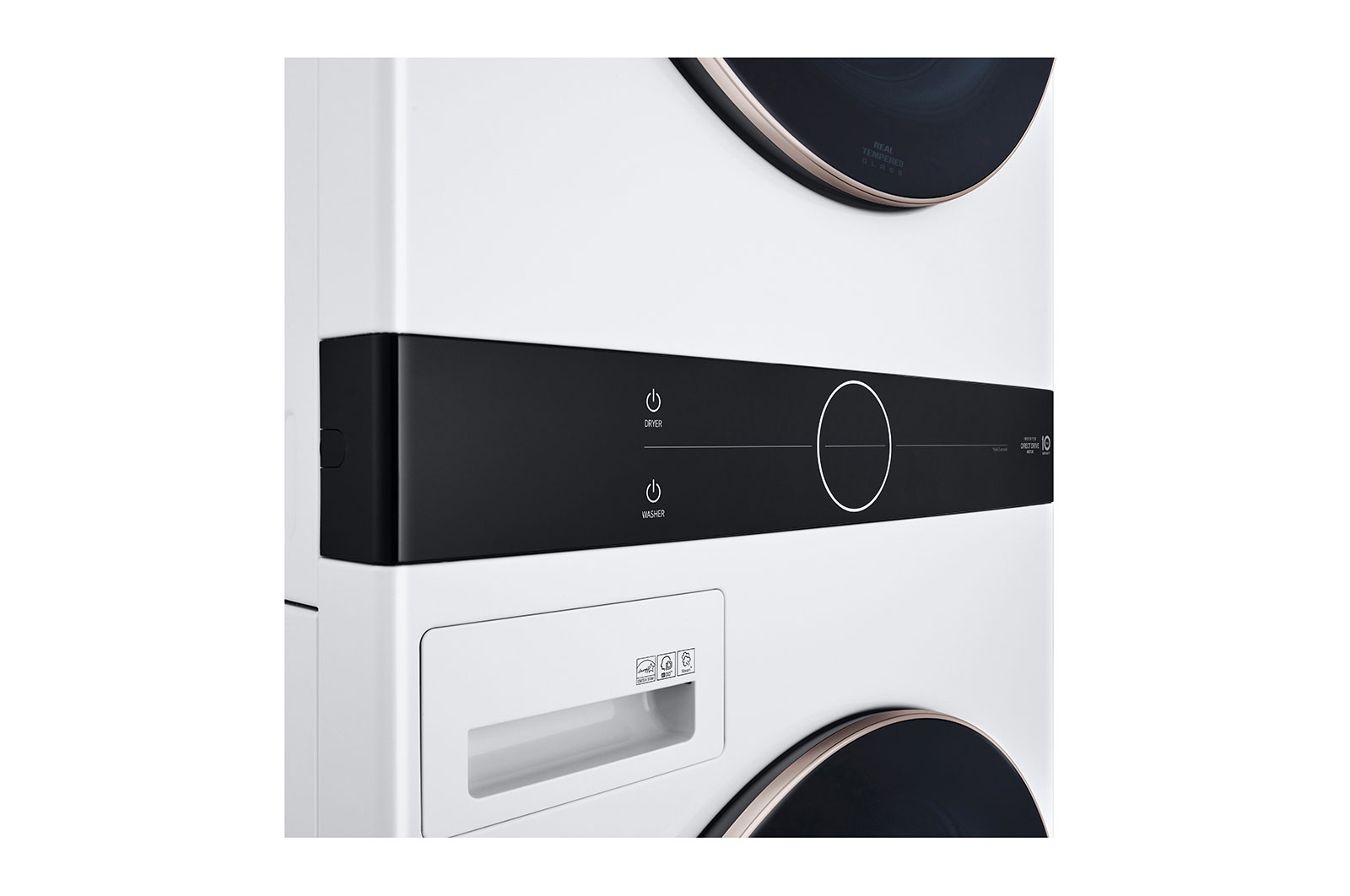 LG Torre de lavado WashTower™ (Lavadora y Secadora) LG Carga Frontal Inteligente Inverter AI DD (Con Inteligencia Artificial) y Conectividad LG ThinQ 22Kg / 22Kg - Blanco , WK22WS6P