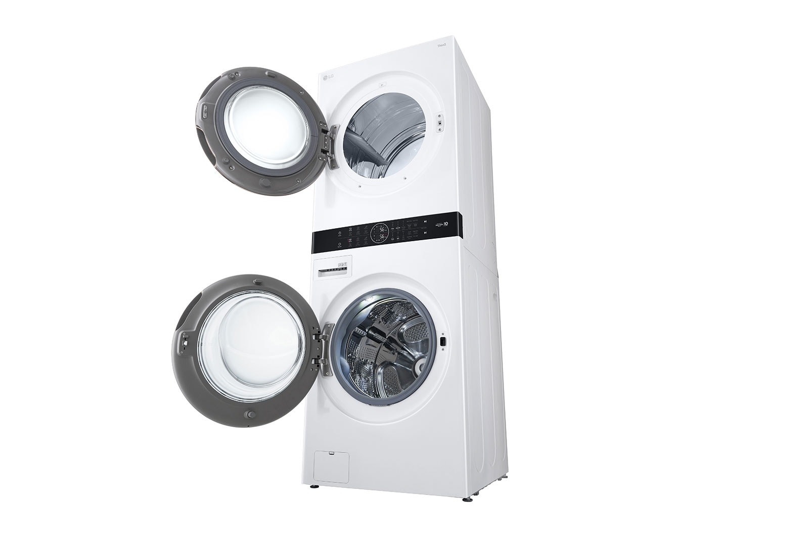 LG Torre de lavado WashTower™ (Lavadora y Secadora) LG Carga Frontal Inteligente Inverter AI DD (Con Inteligencia Artificial) y Conectividad LG ThinQ 22Kg / 22Kg - Blanco , WK22WS6P