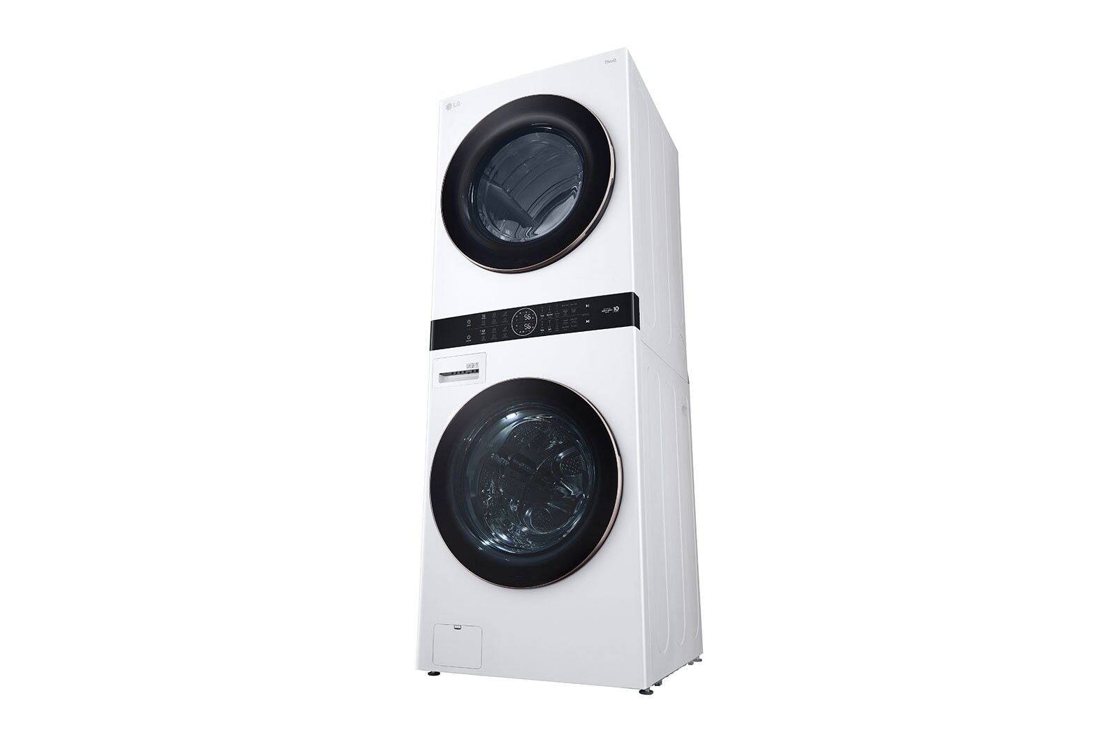 LG Torre de lavado WashTower™ (Lavadora y Secadora) LG Carga Frontal Inteligente Inverter AI DD (Con Inteligencia Artificial) y Conectividad LG ThinQ 22Kg / 22Kg - Blanco , WK22WS6P