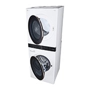 LG Torre de lavado WashTower™ (Lavadora y Secadora) LG Carga Frontal Inteligente Inverter AI DD (Con Inteligencia Artificial) y Conectividad LG ThinQ 22Kg / 22Kg - Blanco , WK22WS6P