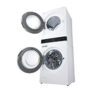 LG Torre de lavado WashTower™ (Lavadora y Secadora) LG Carga Frontal Inteligente Inverter AI DD (Con Inteligencia Artificial) y Conectividad LG ThinQ 22Kg / 22Kg - Blanco , WK22WS6P