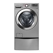 LG Lavadora Carga Frontal 6 Motion DD con Motor Inverter Direct Drive, Smart Diagnosis™ 20 Kg color Deluxe steel Compatible con LG TWINWash™ Mini, WM20VVS6