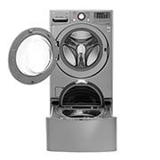LG Lavadora Carga Frontal 6 Motion DD con Motor Inverter Direct Drive, Smart Diagnosis™ 20 Kg color Deluxe steel Compatible con LG TWINWash™ Mini, WM20VVS6