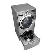 LG Lavadora Carga Frontal 6 Motion DD con Motor Inverter Direct Drive, Smart Diagnosis™ 20 Kg color Deluxe steel Compatible con LG TWINWash™ Mini, WM20VVS6