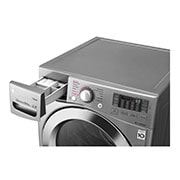 LG Lavadora Carga Frontal 6 Motion DD con Motor Inverter Direct Drive, Smart Diagnosis™ 20 Kg color Deluxe steel Compatible con LG TWINWash™ Mini, WM20VVS6