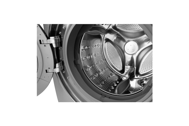 LG Lavadora Carga Frontal 6 Motion DD con Motor Inverter Direct Drive, Smart Diagnosis™ 20 Kg color Deluxe steel Compatible con LG TWINWash™ Mini, WM20VVS6