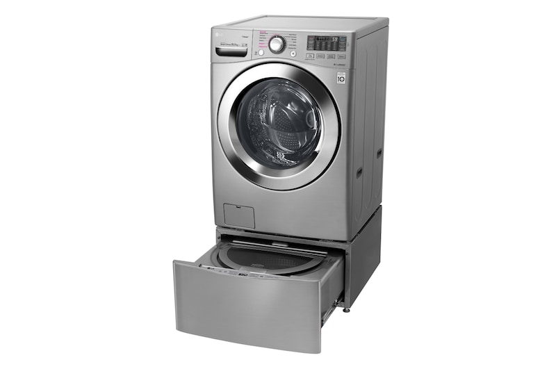 LG Lavadora Carga Frontal 6 Motion DD con Motor Inverter Direct Drive, Smart Diagnosis™ 20 Kg color Deluxe steel Compatible con LG TWINWash™ Mini, WM20VVS6