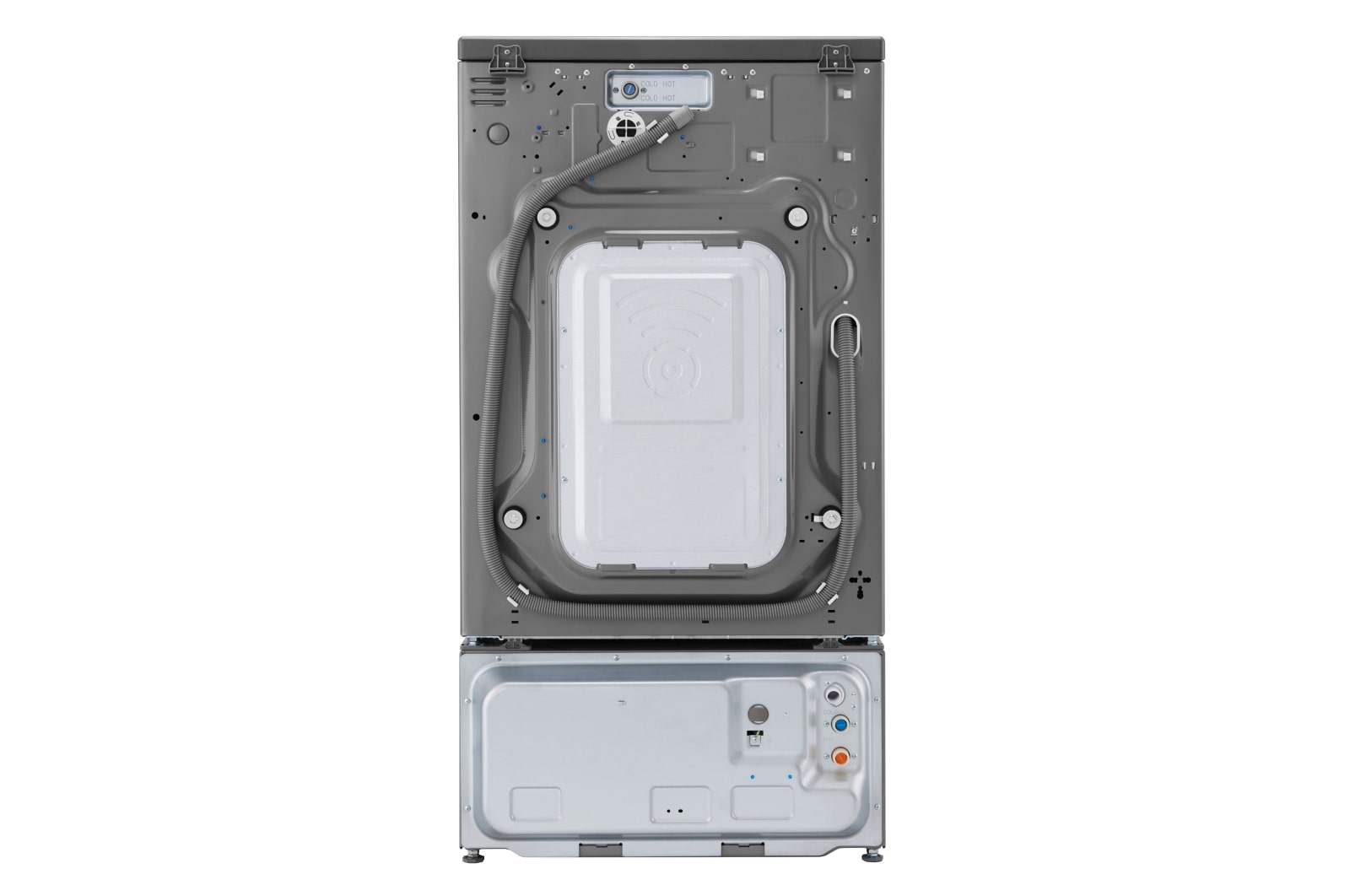LG Lavadora Carga Frontal 6 Motion DD con Motor Inverter Direct Drive, Smart Diagnosis™ 20 Kg color Deluxe steel Compatible con LG TWINWash™ Mini, WM20VVS6