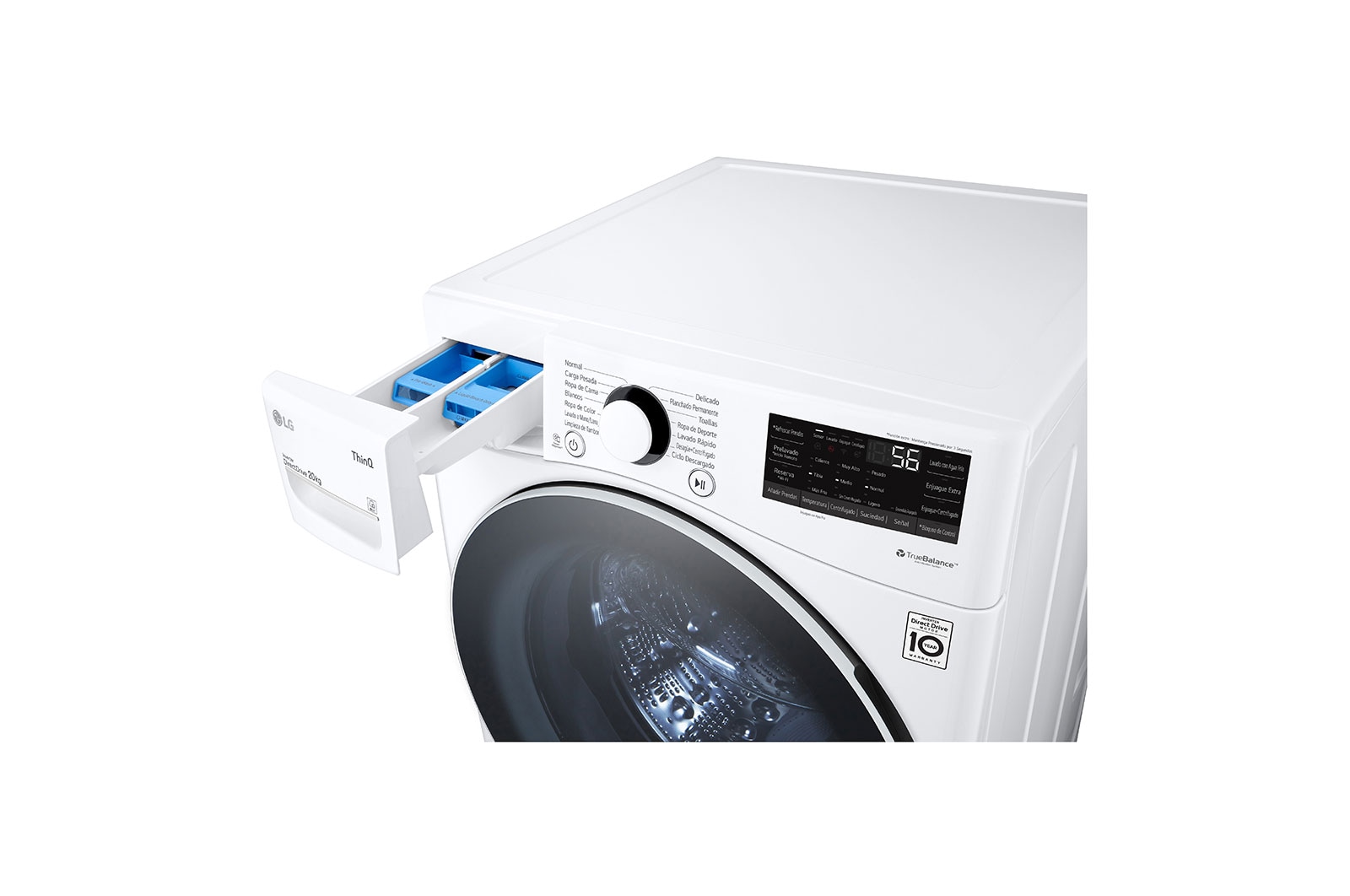 LG Lavadora LG Carga Frontal AI DD™ 20kg, WM20WV26R