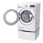 LG Lavadora Carga Frontal 6 Motion DD con Motor Inverter Direct Drive, Smart Diagnosis™ 20 Kg color Blanca Compatible con LG TWINWash™ Mini, WM20WV6