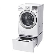 LG Lavadora Carga Frontal 6 Motion DD con Motor Inverter Direct Drive, Smart Diagnosis™ 20 Kg color Blanca Compatible con LG TWINWash™ Mini, WM20WV6