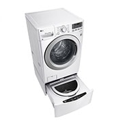 LG Lavadora Carga Frontal 6 Motion DD con Motor Inverter Direct Drive, Smart Diagnosis™ 20 Kg color Blanca Compatible con LG TWINWash™ Mini, WM20WV6