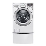 LG Lavadora Carga Frontal 6 Motion DD con Motor Inverter Direct Drive, Smart Diagnosis™ 20 Kg color Blanca Compatible con LG TWINWash™ Mini, WM20WV6