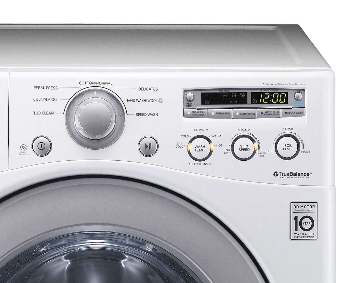 LG LAVADORA LG 6 MOTION DD™ CARGA FRONTAL, WM2250CW