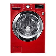 LG Lavadora Smart Carga Frontal 6 Motion DD con Motor Inverter Direct Drive, con LG ThinQ,  22 Kg color Roja, WM22RV2S6