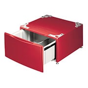 LG Lavadora Smart Carga Frontal 6 Motion DD con Motor Inverter Direct Drive, con LG ThinQ,  22 Kg color Roja, WM22RV2S6