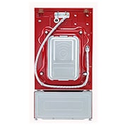 LG Lavadora Smart Carga Frontal 6 Motion DD con Motor Inverter Direct Drive, con LG ThinQ,  22 Kg color Roja, WM22RV2S6