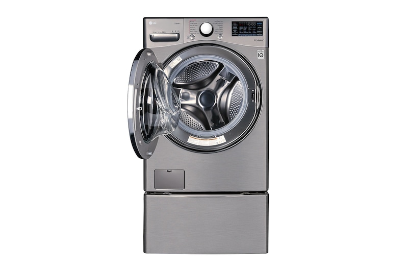 LG Lavadora LG Carga Frontal  Inverter DD con Ciclos con vapor Steam™ 22 kg - Color Acero - WM22VV2S6, WM22VV2S6