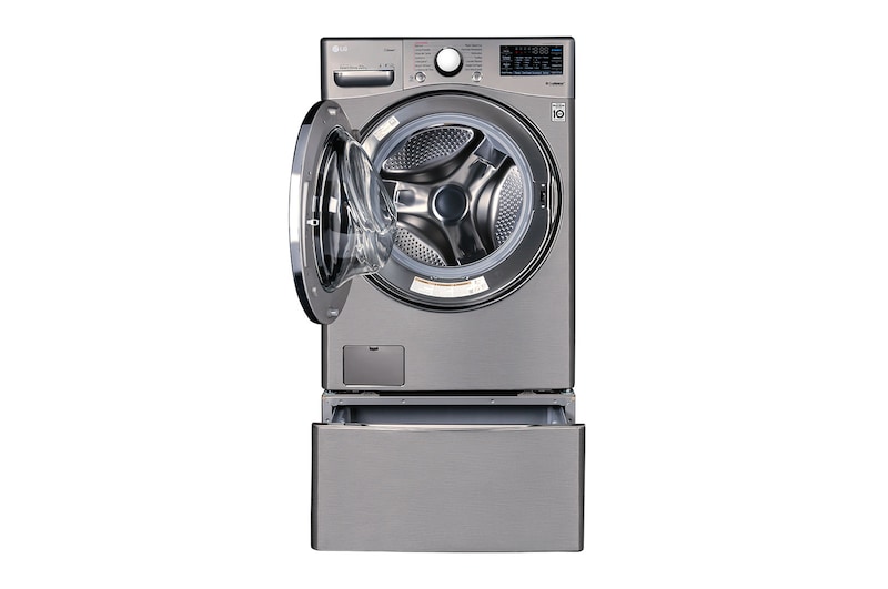 LG Lavadora LG Carga Frontal  Inverter DD con Ciclos con vapor Steam™ 22 kg - Color Acero - WM22VV2S6, WM22VV2S6