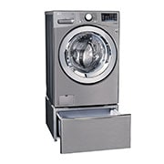 LG Lavadora LG Carga Frontal  Inverter DD con Ciclos con vapor Steam™ 22 kg - Color Acero - WM22VV2S6, WM22VV2S6