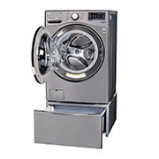 LG Lavadora LG Carga Frontal  Inverter DD con Ciclos con vapor Steam™ 22 kg - Color Acero - WM22VV2S6, WM22VV2S6