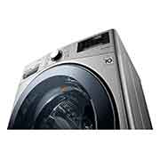 LG Lavadora Carga Frontal 6 Motion DD con Motor Inverter Direct Drive 22kg Color Acero, WM22VV2S6B