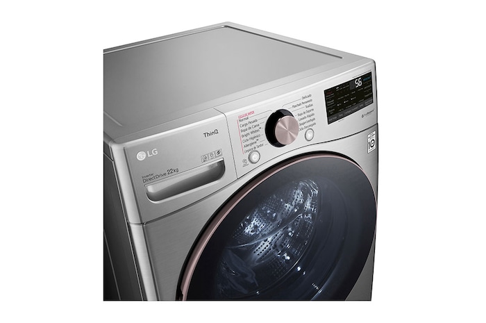 LG Lavadora LG Carga Frontal AI DD™ 22kg, WM22VV2S6GR