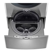 LG Lavadora Carga Frontal 6 Motion DD con Motor Inverter Direct Drive, Smart Diagnosis™ 22 Kg color Deluxe steel Compatible con LG TWINWash™ Mini, WM22VVS6