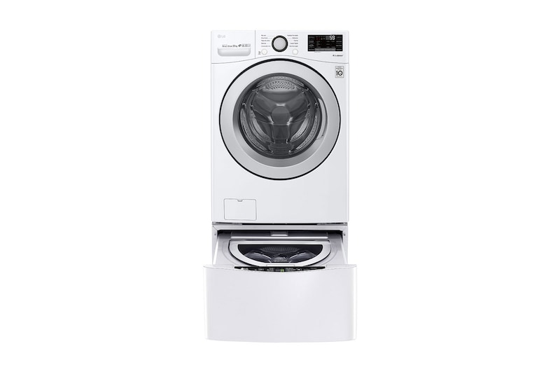 LG Lavadora Smart Carga Frontal 6 Motion DD con Motor Inverter Direct Drive, con SmartThinQ™ 22 Kg color Blanca Compatible con LG TWINWash™ Mini, WM22WV26