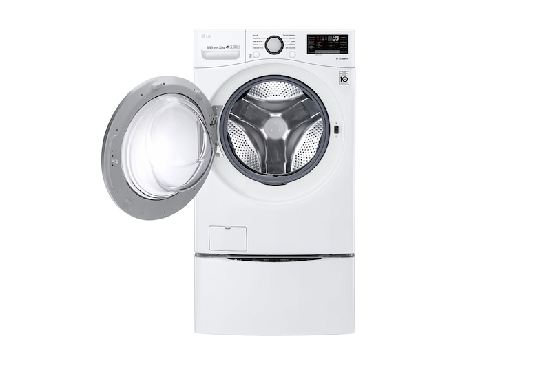 LG Lavadora Smart Carga Frontal 6 Motion DD con Motor Inverter Direct Drive, con SmartThinQ™ 22 Kg color Blanca Compatible con LG TWINWash™ Mini, WM22WV26