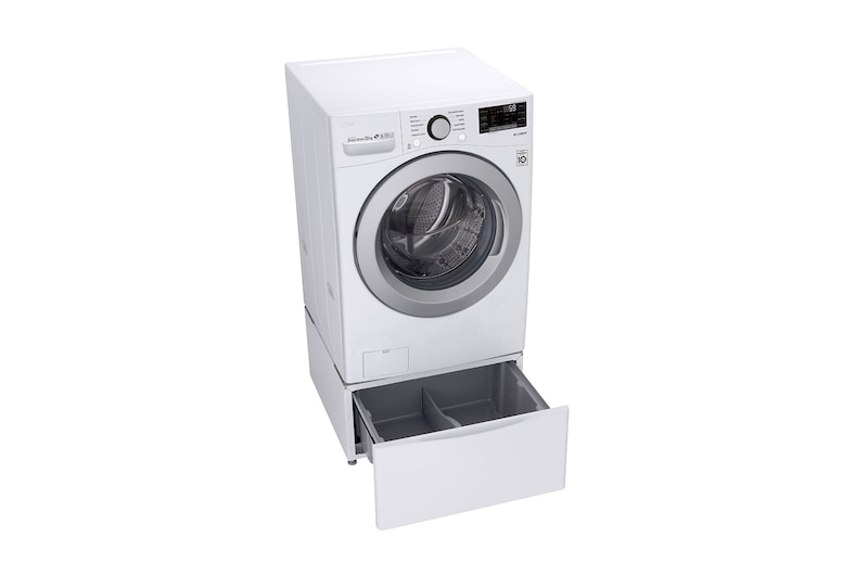 LG Lavadora Smart Carga Frontal 6 Motion DD con Motor Inverter Direct Drive, con SmartThinQ™ 22 Kg color Blanca Compatible con LG TWINWash™ Mini, WM22WV26