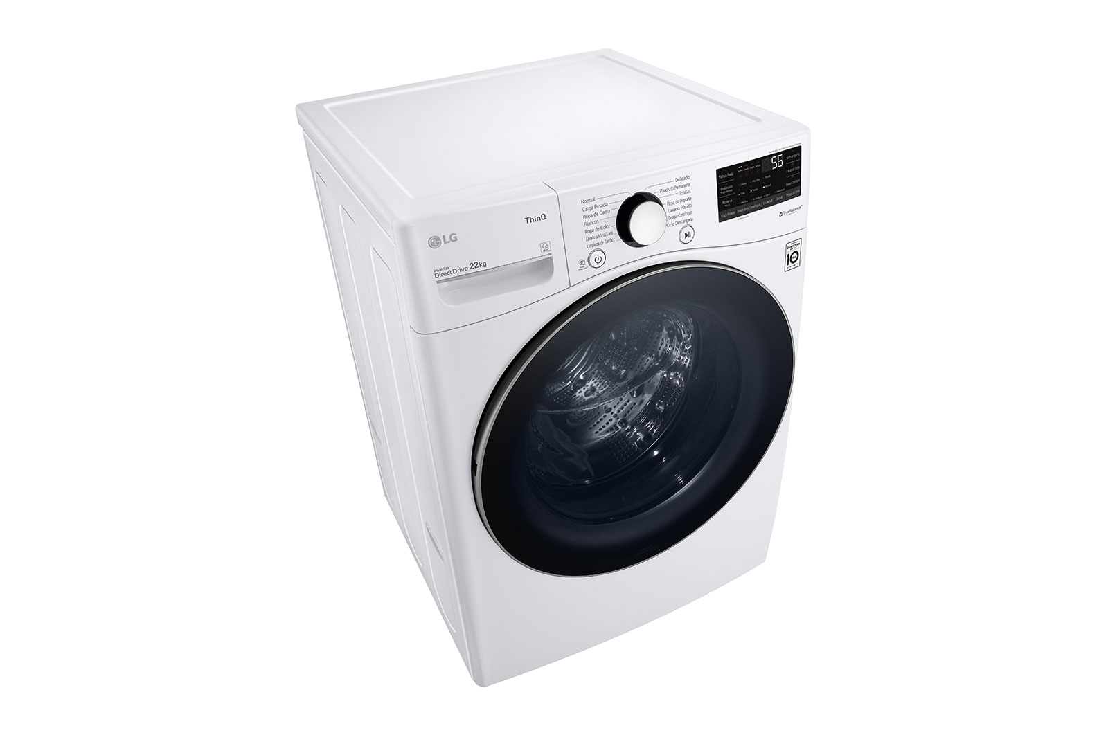 LG Lavadora LG  Carga Frontal AI DD™  22kg, WM22WV26SR
