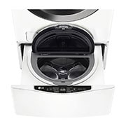 LG Lavadora Carga Frontal 6 Motion DD con Motor Inverter Direct Drive, Smart Diagnosis™ 22 Kg color Blanca Compatible con LG TWINWash™ Mini, WM22WV6