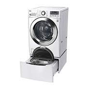 LG Lavadora Carga Frontal 6 Motion DD con Motor Inverter Direct Drive, Smart Diagnosis™ 22 Kg color Blanca Compatible con LG TWINWash™ Mini, WM22WV6