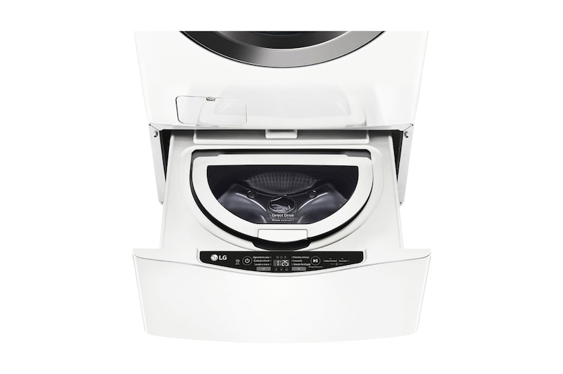 LG Lavadora Carga Frontal 6 Motion DD con Motor Inverter Direct Drive, Smart Diagnosis™ 22 Kg color Blanca Compatible con LG TWINWash™ Mini, WM22WV6