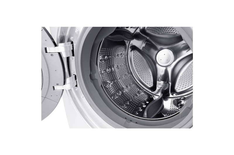 LG Lavadora Carga Frontal 6 Motion DD con Motor Inverter Direct Drive, Smart Diagnosis™ 22 Kg color Blanca Compatible con LG TWINWash™ Mini, WM22WV6