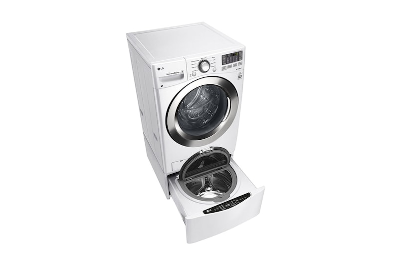 LG Lavadora Carga Frontal 6 Motion DD con Motor Inverter Direct Drive, Smart Diagnosis™ 22 Kg color Blanca Compatible con LG TWINWash™ Mini, WM22WV6