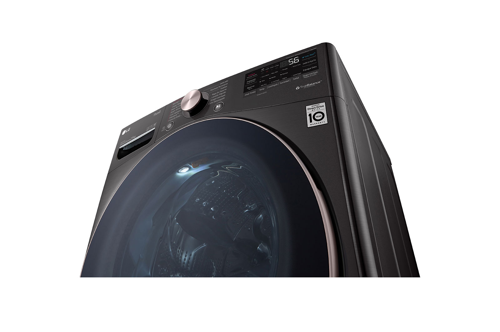 LG Lavadora LG  Carga Frontal AI DD™ 25 kg, WM25BV2S6GR