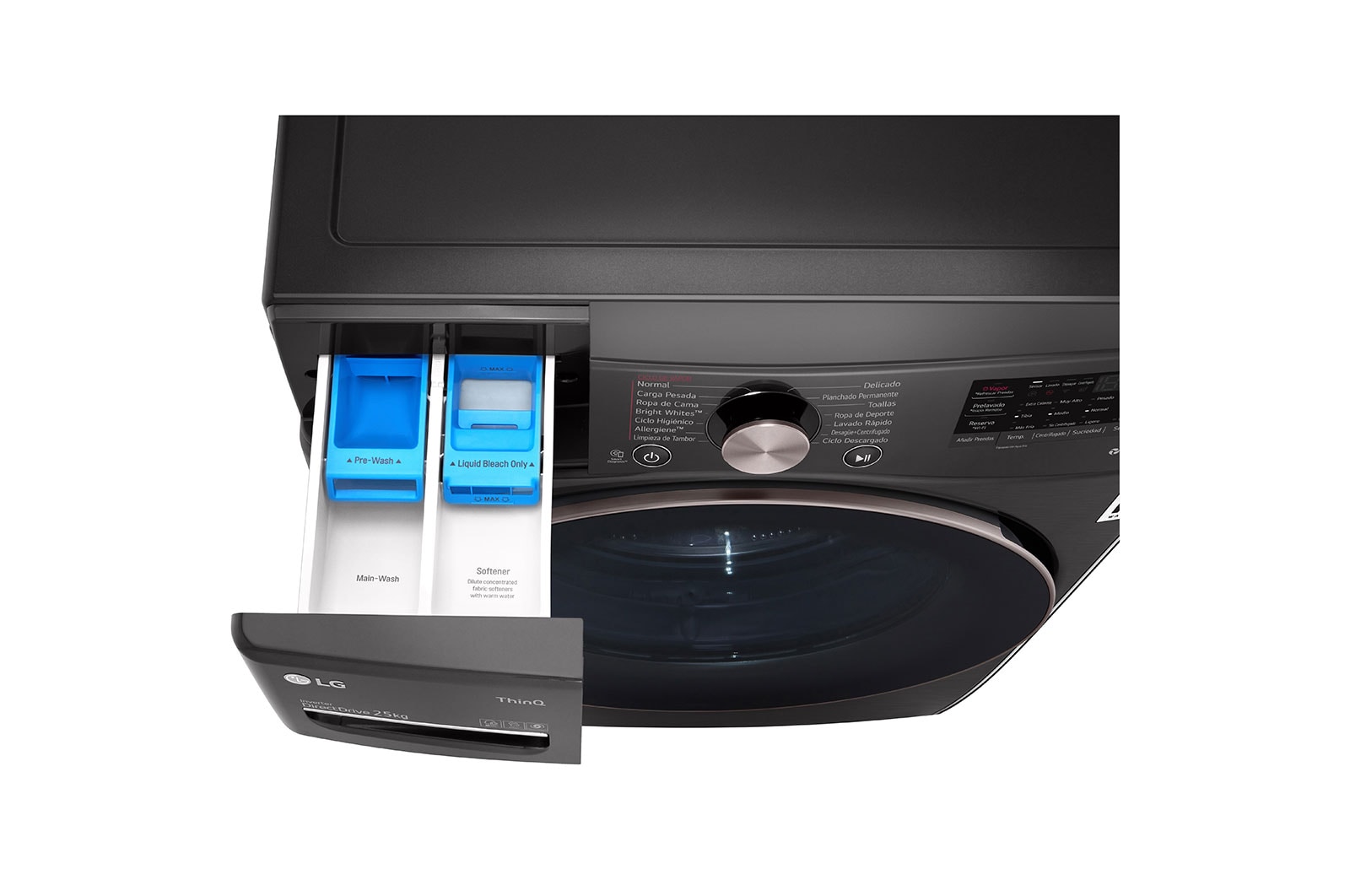 LG Lavadora LG  Carga Frontal AI DD™ 25 kg, WM25BV2S6GR