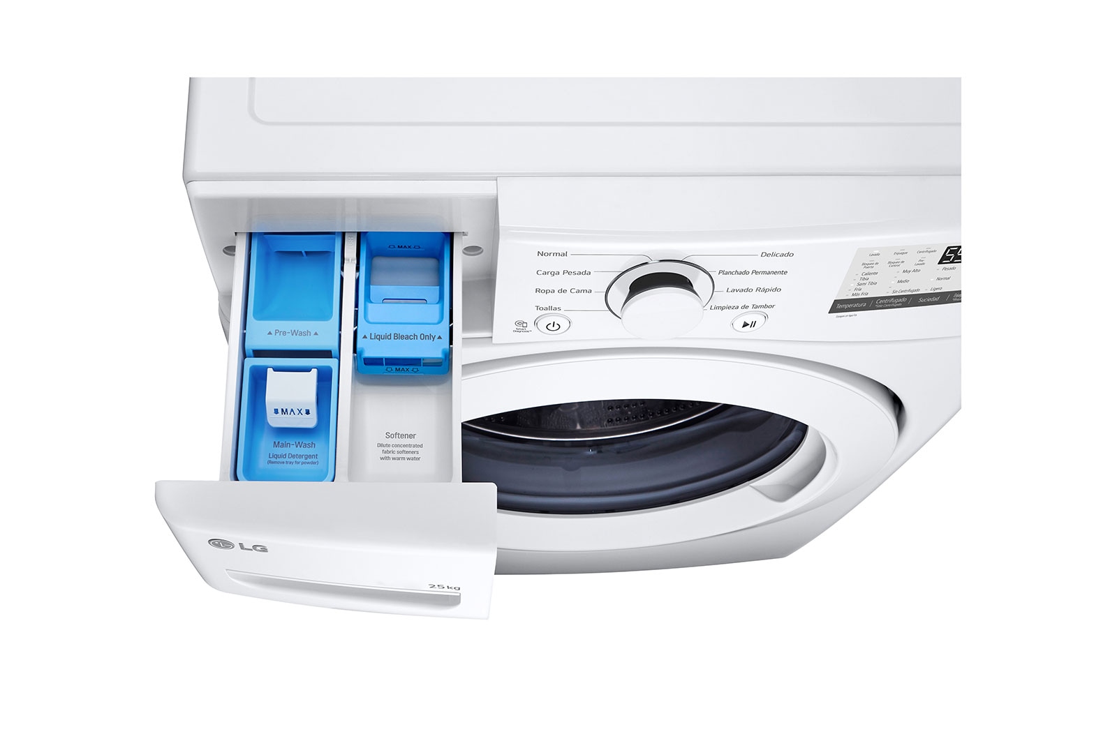 LG Lavadora LG Carga Frontal Motor Inverter 25 kg, WM25WV2S6W